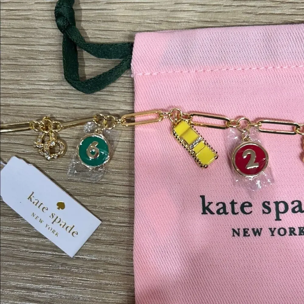 Kate Spade New York Minute Nyc Charm Bracelet NWT